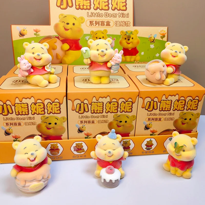 

Новый Дисней Кукла Винни Пух Орнамент Игрушки Аниме Мультфильм Пух Медведь Кукла Настольное Украшение Девушка Каваи Игрушка Сюрприз Подарок
