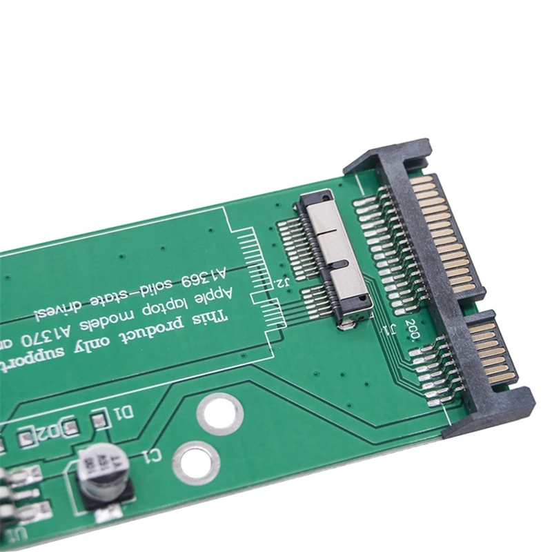 SSD to SATA Converter Card for Apple 2010 2011 for MacBook Air 6+12 Pin A1369 A1370 A1375 A1377 Green