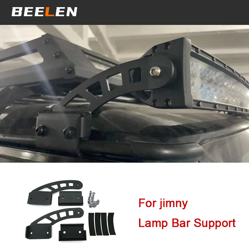 

Кронштейн-держатель для светодиодной балки на крышу Suzuki Jimny JB64 Sierra JB74W 2019-2026 годов, внешние аксессуары