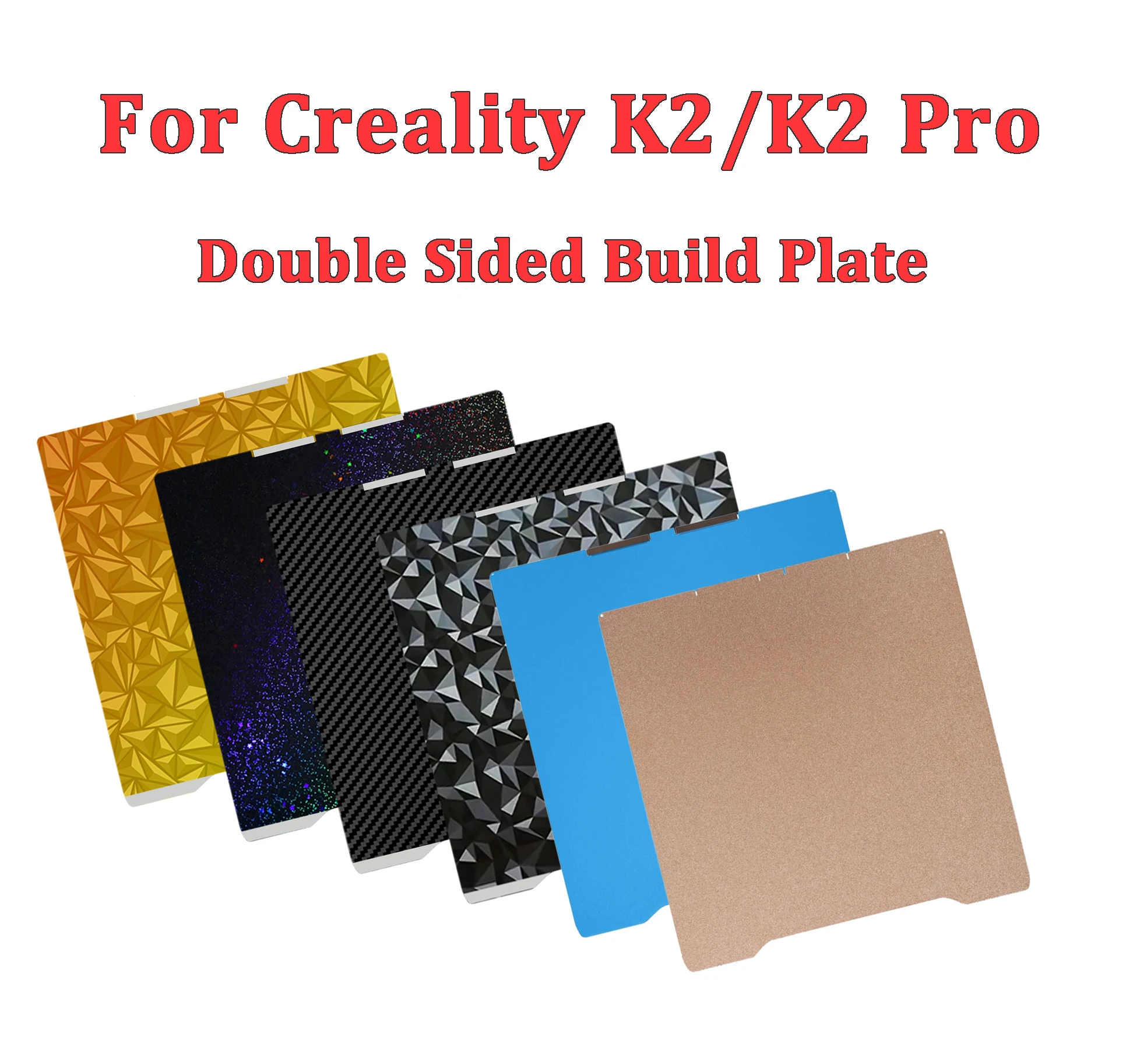 

Холодная пластина из двухсторонней пружинной стали для Creality K2 K2 Pro 3D-принтера Hotbed PEI Build Plate для K2 Pro Heatbed Cold Plate