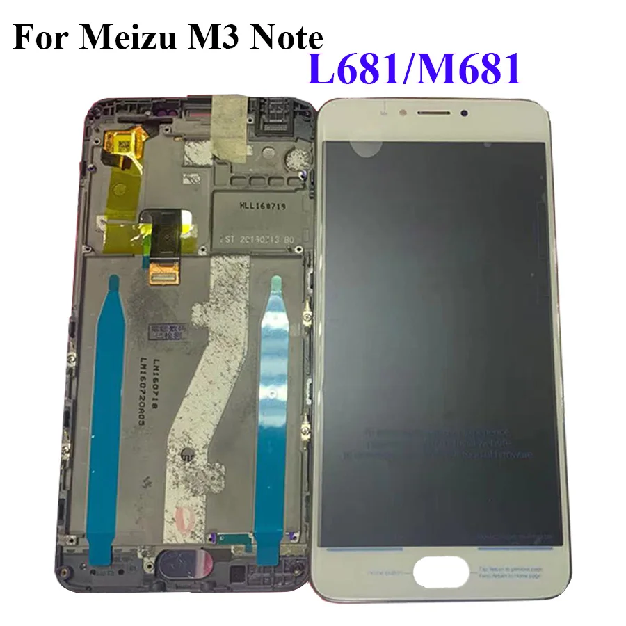 

5.5 LCD Display For Meizu M3 Note LCD Dispay Touch Screen Digitizer Assembly Replacement For Meizu L681 LCD Screen