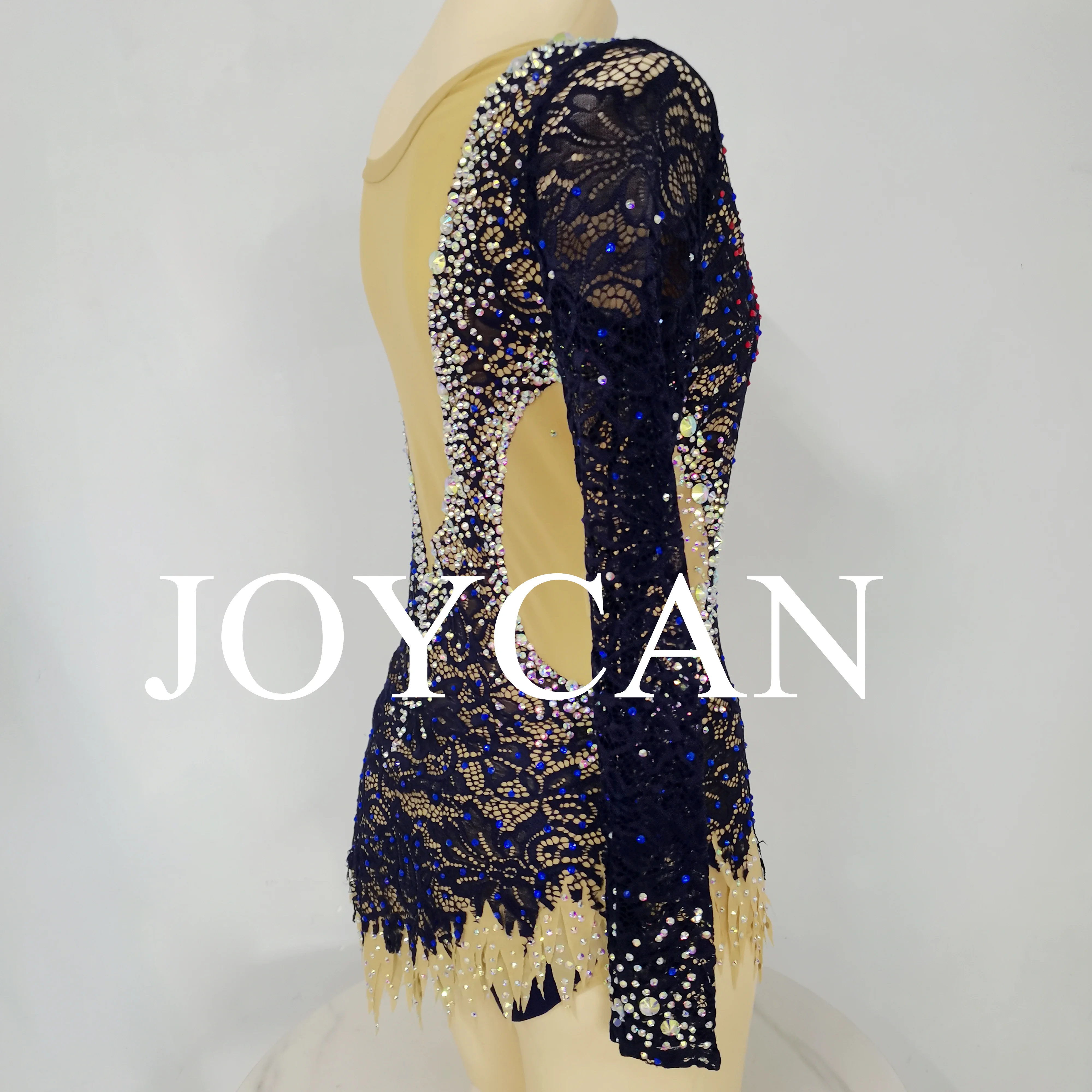 JoyCan Rhthmic Gymnastics Leotards Girls Women Spandex Elegant Dance Wear for Competition