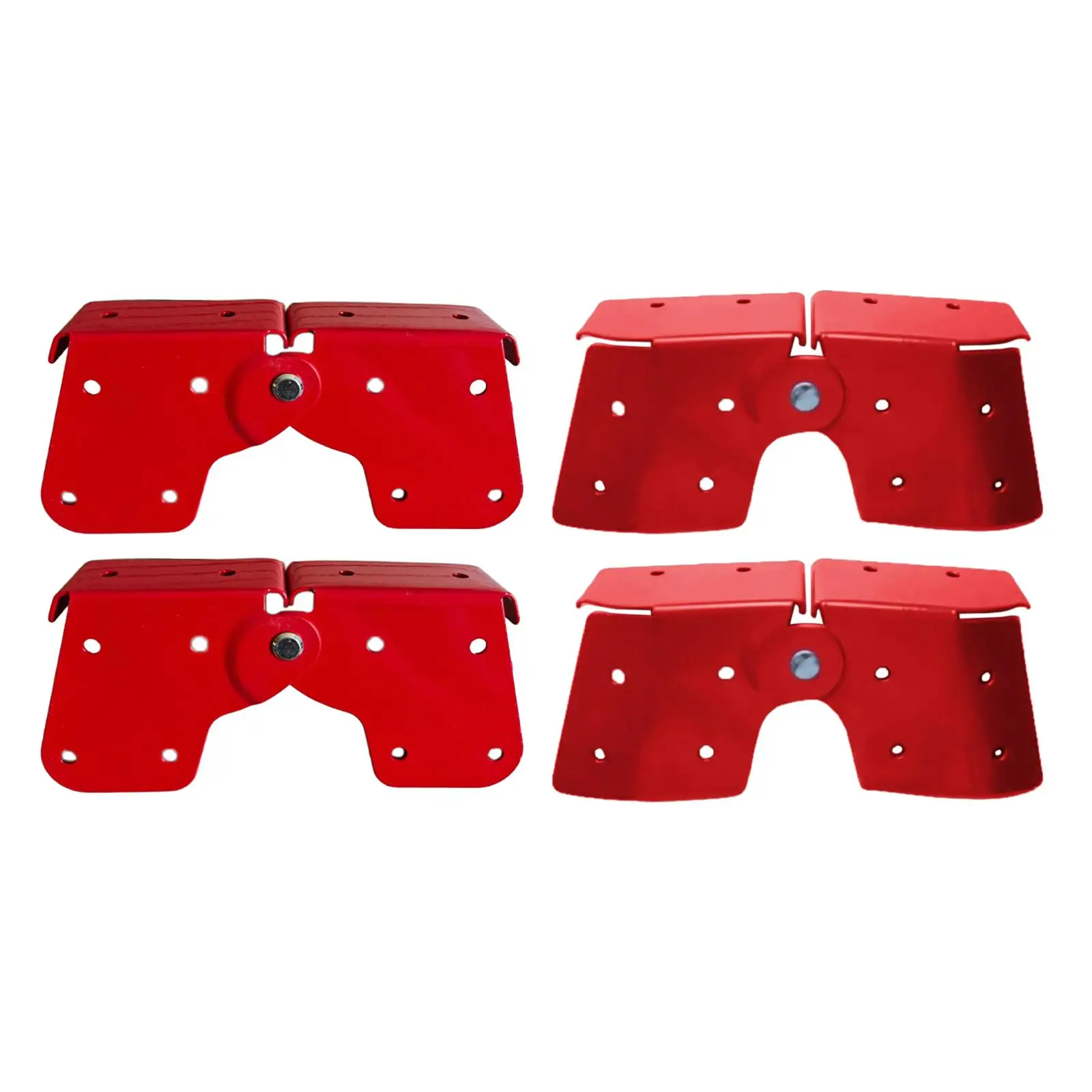 2 Pieces Step Ladder Hinge Replace Easy to Install Loft Ladder Pull Down Hinges Attic Ladder Hinge for Miter Ladder Court Stairs
