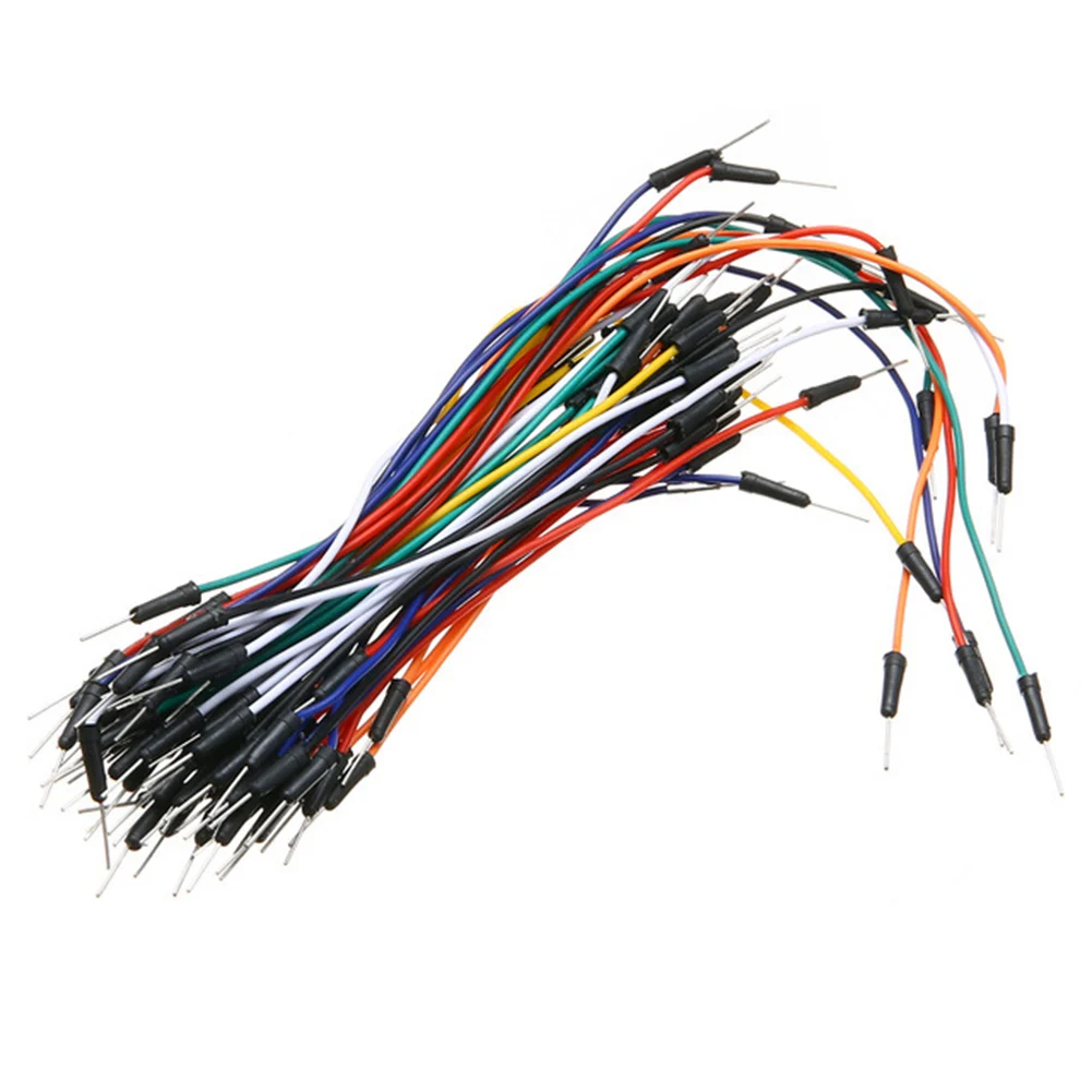 130pcs Solderless Flexible Breadboard For Jumper Wires Cable Kit Ribbon Cable Reusable For Electrical Experiments