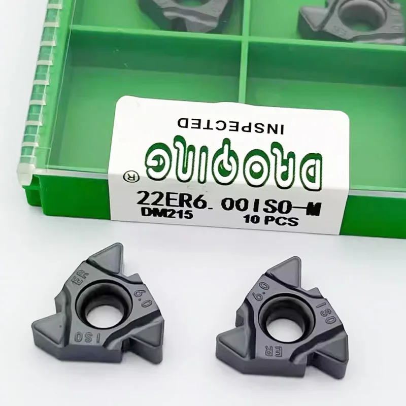 10pcs 11NR 16ER 16NR 22ER 22NR AG60 A60 N60 AG55 1.0 1.5 2.0 2.5 3.0 ISO 11W 14W M DM215 DM215 CNC Tools Thread Turning Inserts