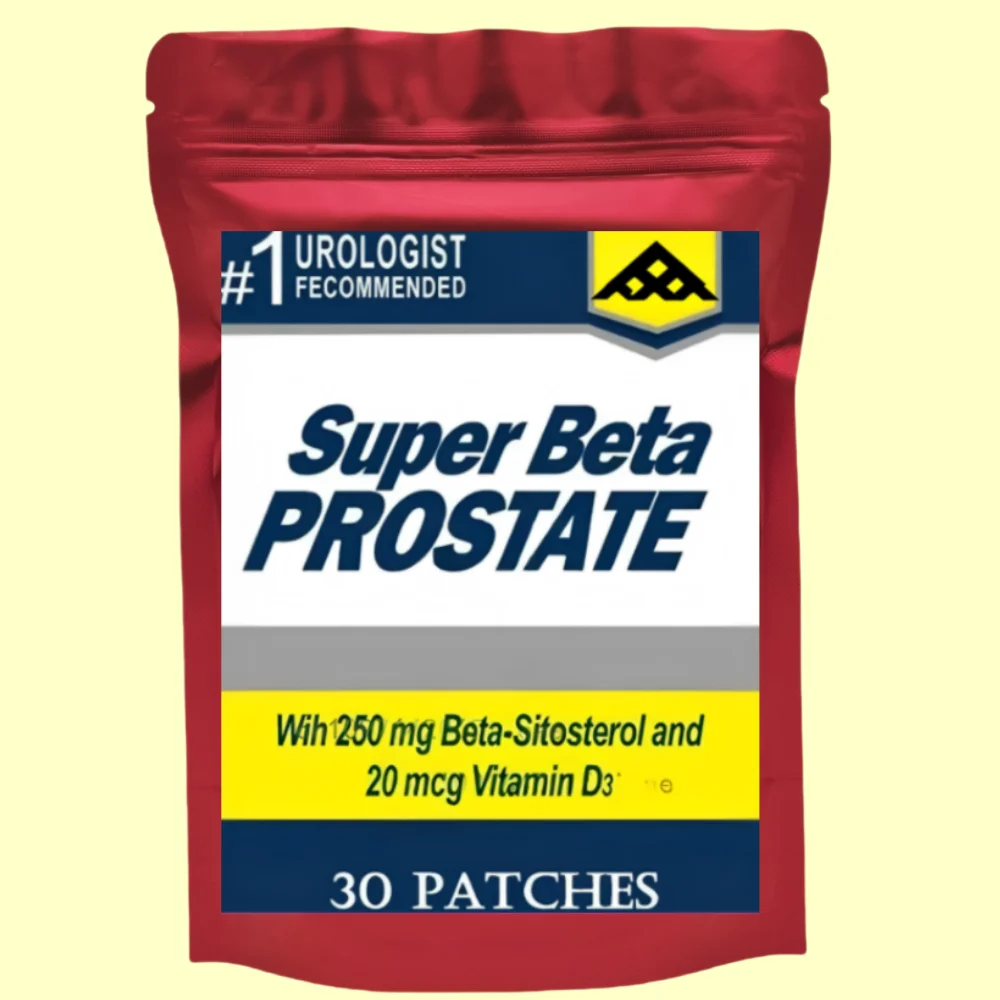 Prostate Transdermal Patches for Men with Saw Palmetto, Pumpkin Seed Prostate Complex 30 Patches