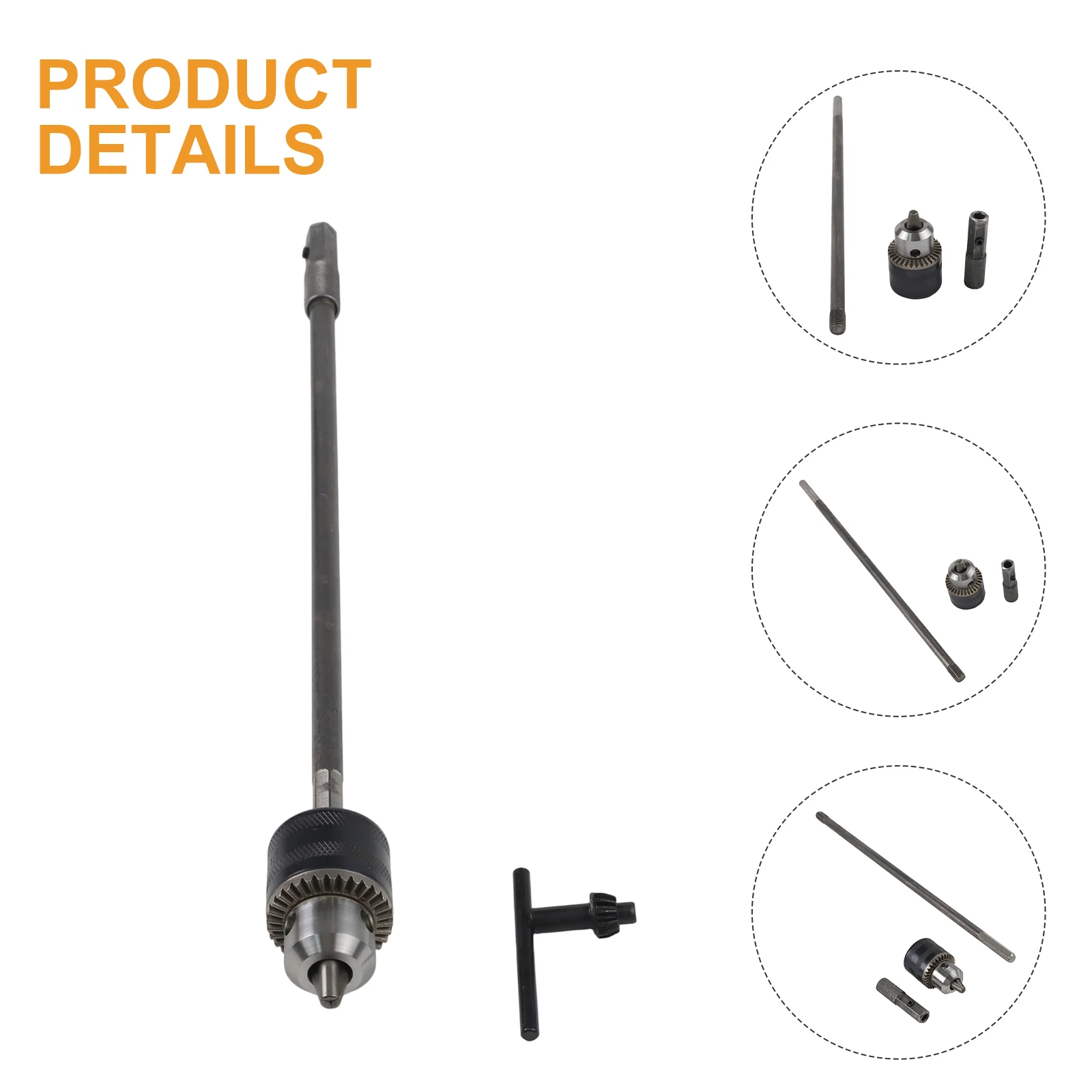 

300600mm Chuck Extension Connect Rod with 8mm Hex Shank for Deep Hole Drilling in Confined or Narrow Areas Using Power Drills