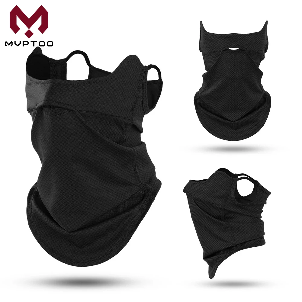 Ice Cooling Bandana UV Protection Scarf Breathable Face Cover Mask Quick-drying Sport Cycling Fishing Hiking Running Neck Gaiter