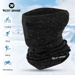 WEST BIKING Winter Cycling Mask Fleece Warmer Outdoor Sport Mask Headwear for Running Cycling Hiking Face Mask Sport Headband