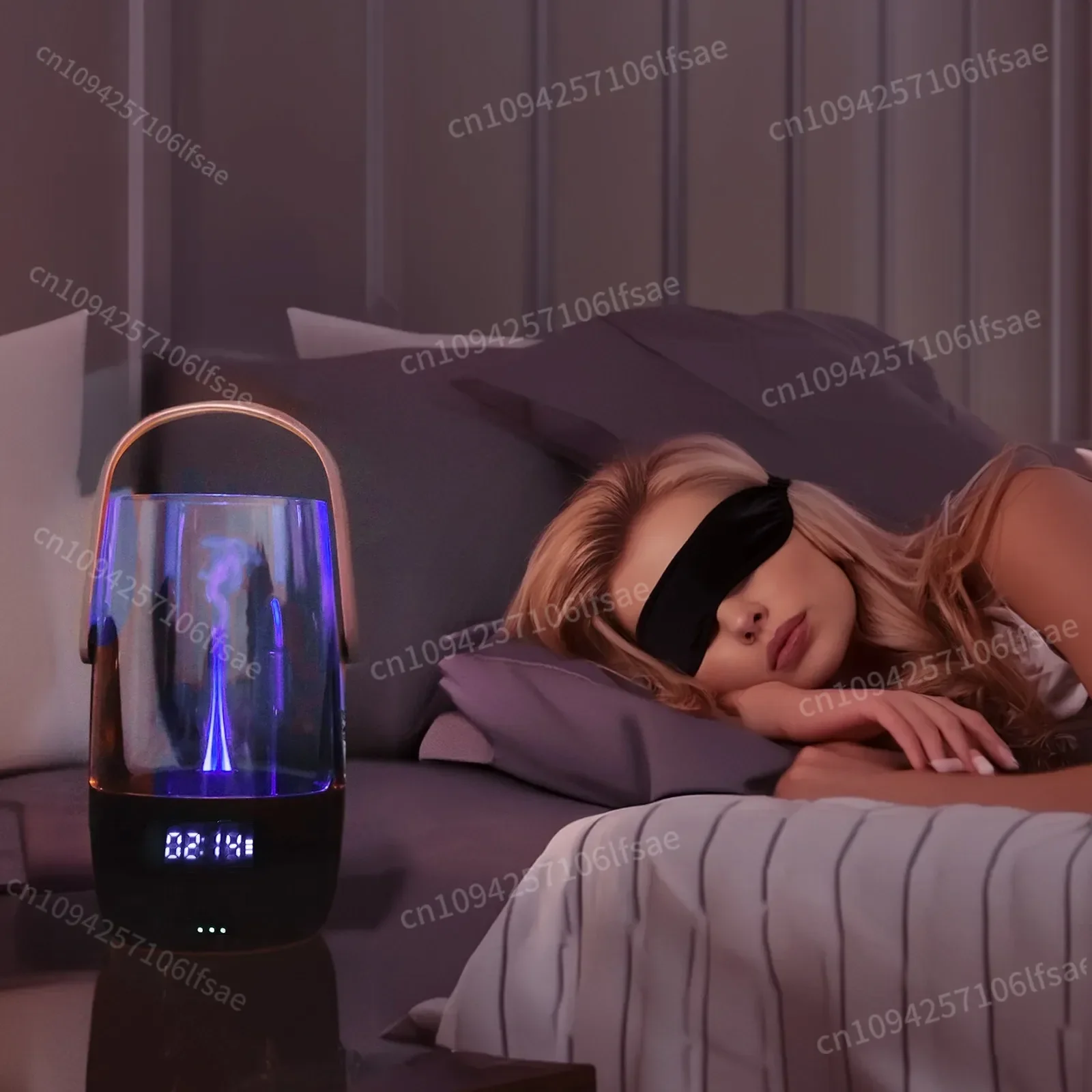

Portable intelligent simulation smoke ring flame rotating ball aromatherapy machine humidifier aroma diffuser