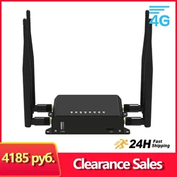 WE826 300Mbps 4G Router Wifi 4g Modem Sim Card Slot OS OpenWRT Router 4*LAN Wifi Range Extender Roteador Access Point