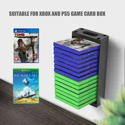 Xbox Game Case Storage Wall Mount, Xbox One Game Holder Wall Mount for Xbox Series X/S Games PS5 PS4 Games