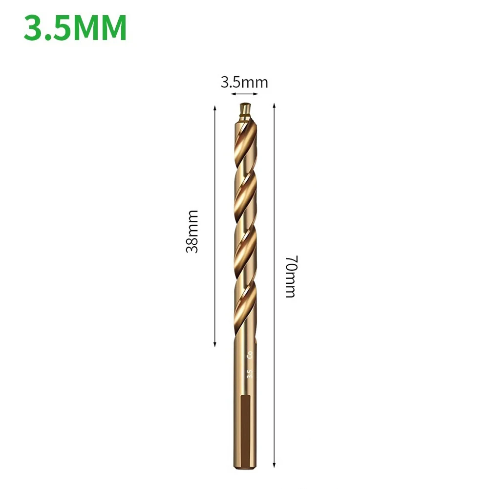 1PC 3-13mm M35 Cobalt Straight Step Drill Bits Hole Cutter For Stainless Steel High-speed Steel Drill Bit For Hand Electric Dril