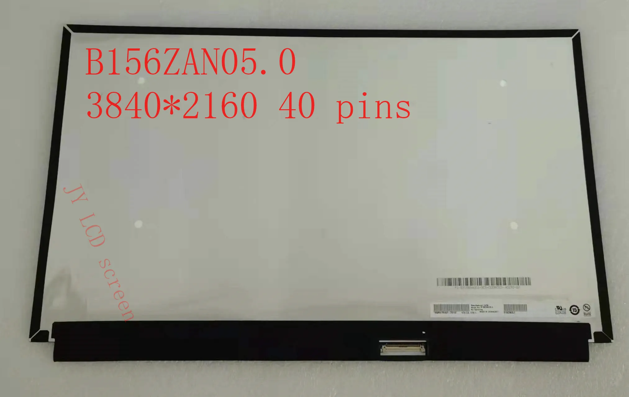 

15.6 Inch Laptop LCD Screen 4K B156ZAN05.0 B156ZAN05.1 NE156QUM-NZ3 UHD 3840*2160 40 pins 120 HZ Display Panel Replacement