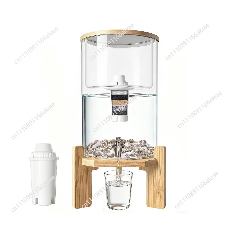 for Coconut shell activated carbon, resin filter element, small glass gravity filter bucket countertop water purifier