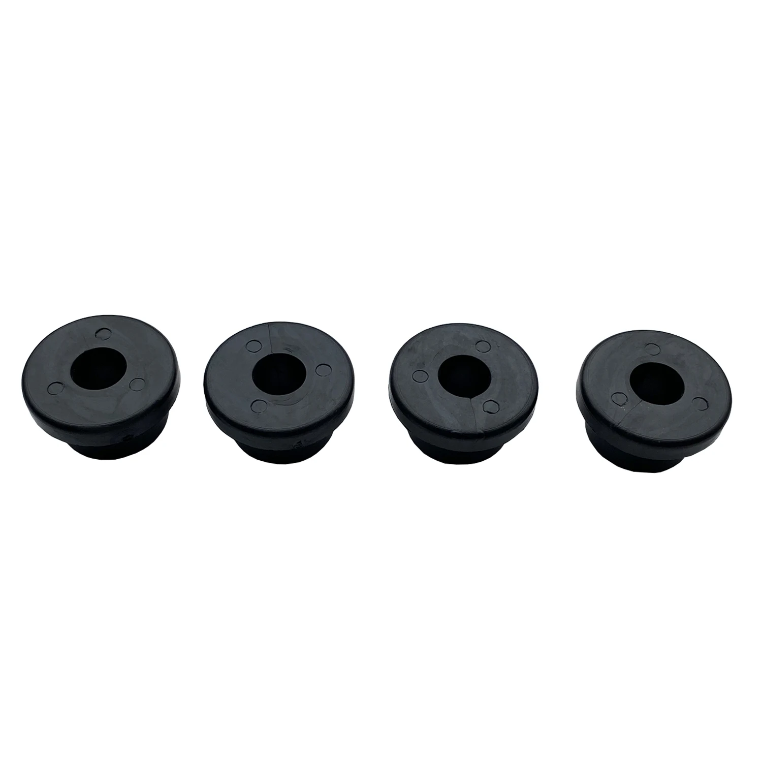 Black Rubber Handlebar Riser Bushings Fit For Harley Softail Dyna Sportster 1984-2017