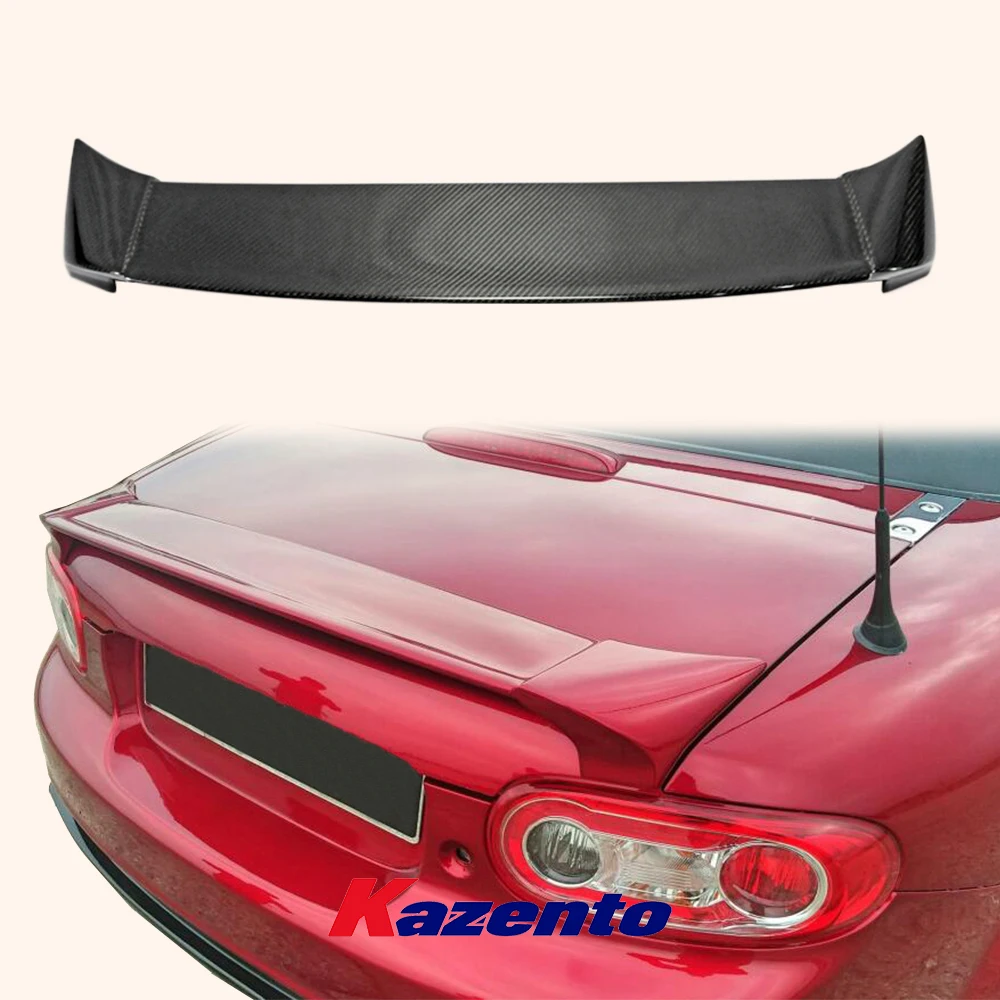 

For Mx5 Nc Ncec Roster Miata Rbk Style Carbon Fiber Rear Trunk Spoiler (Soft Top Only)