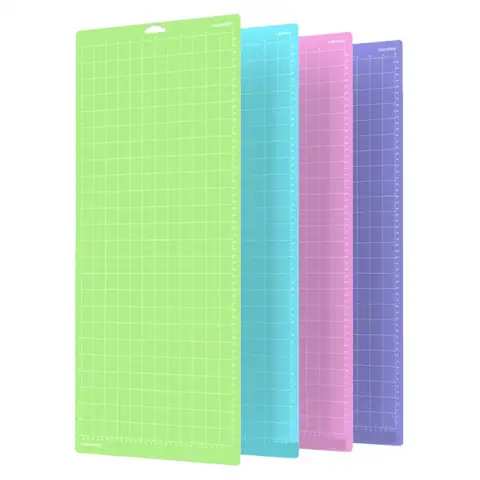 Cricut PVC 조각 기계 용 스티커 커팅 매트 다이 커팅 매트 카드 매트 패드 스티커 커팅 패드 12*4.5 인치