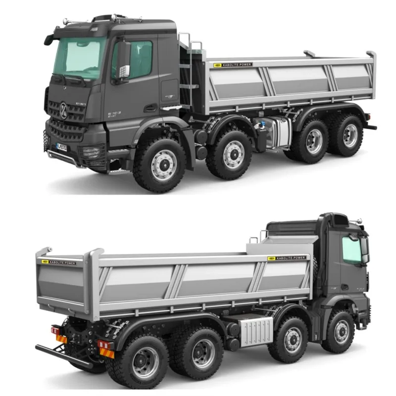 

US Stock 5703 Kabolite 8*8 1/14 RC Dump Truck RTR Electric Lifting Radio Control Vehicle Dumper Tipper Car Light Sound Model