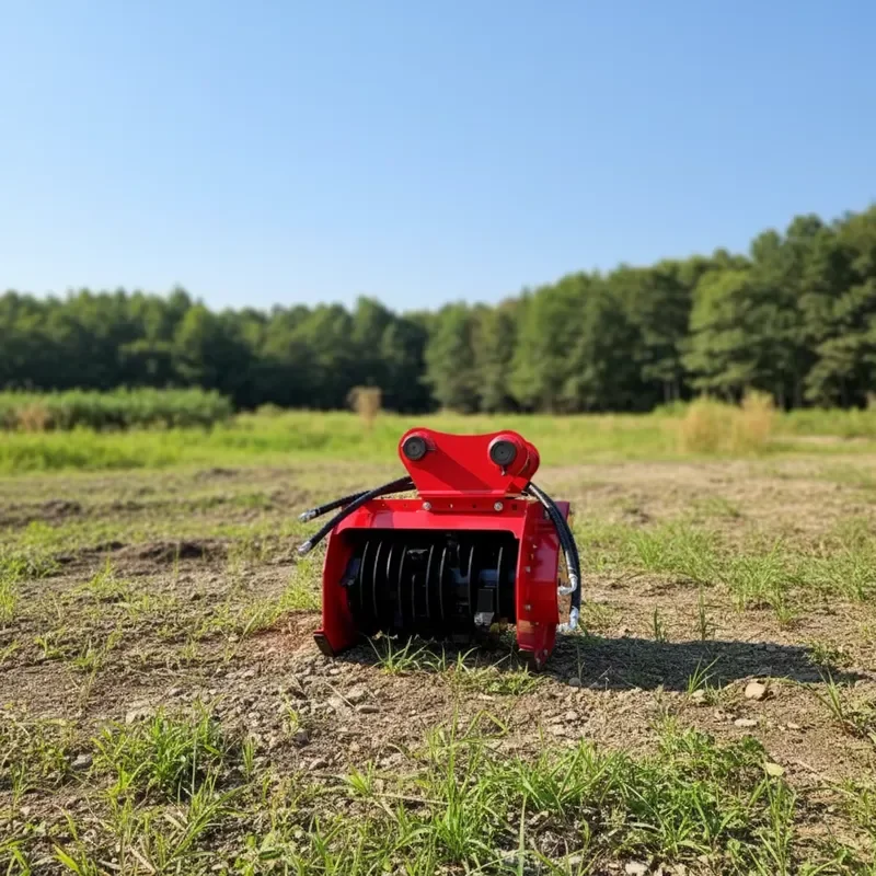 WIGON Mulchel Excavator Wood Chipper Firewood Processor Forestry Drum Mulcher Tractor Front End Loader Attachment Mulcher
