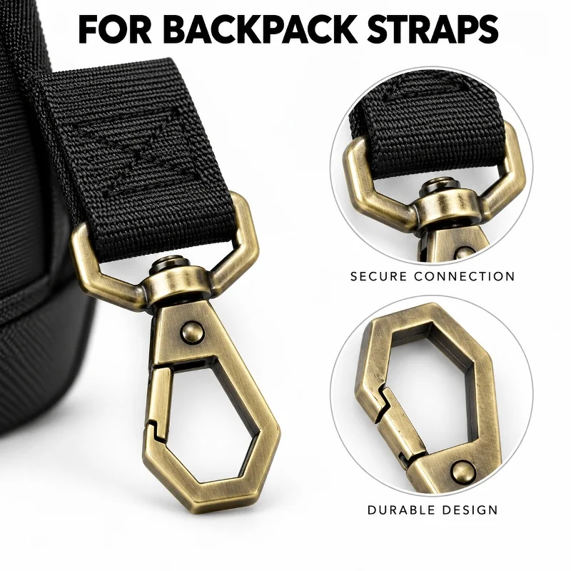 10/20Pcs 20mm Swivel Lobster Clasps Backpack Carabiner Clip Travel Bag Snap Hook Camera Strap Buckle DIY Replacement Accessories