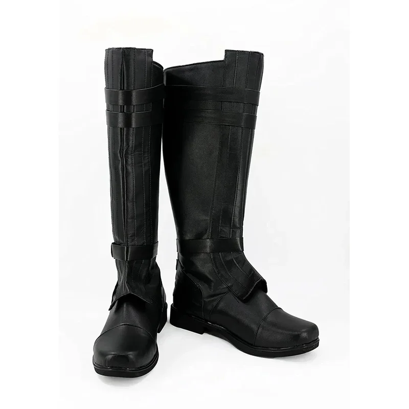 Sisi 2233Anakin Sky-wal-ker أحذية جلدية تأثيري اكسسوارات حفلة الهالوين أحذية عالية الكعب للنساء الرجال