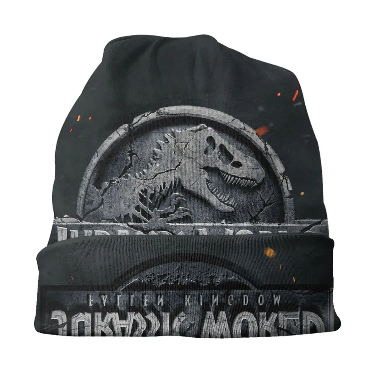 Jurassic Park Skullies bonnets casquettes pour hommes femmes unisexe en plein air hiver chaud tricot chapeau adulte dinosaure monde Bonnet chapeaux