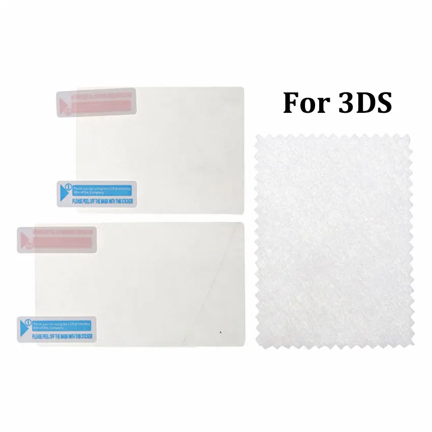 JCD Clear Beschermfolie Voor NDS DSi NDSi XL LL NDSL DS Lite Top + Bottom LCD Screen Protector Voor 2DS 3DS XL LL Nieuwe 3DSLL 3DSXL