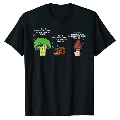 

Funny-Joke- Dirty-Joke - Adult - Grown-up Joke T-Shirt Amusing Mushroom Graphic Tee Tops Summer Fashion Plant Lover Outfits Gift