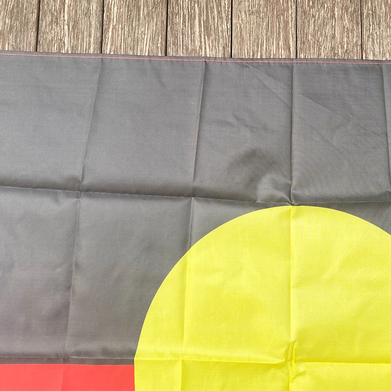 xvggdg 90x150cmcustom flag Australian Aboriginal Flag Outdoor Polyester Flag