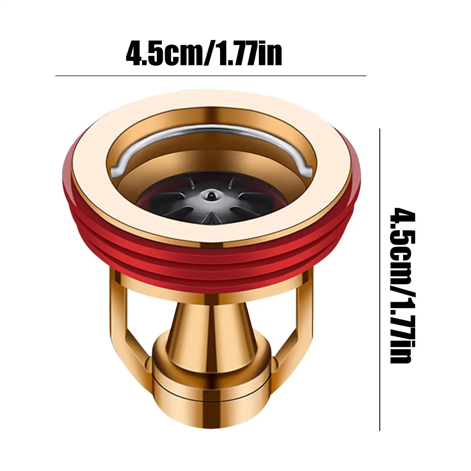 Drain Backflow Preventer, Drain Core, Lightweight And Rust-resistant Copper Sewer Plug for Laundry, Bathroom, Basement And Home.