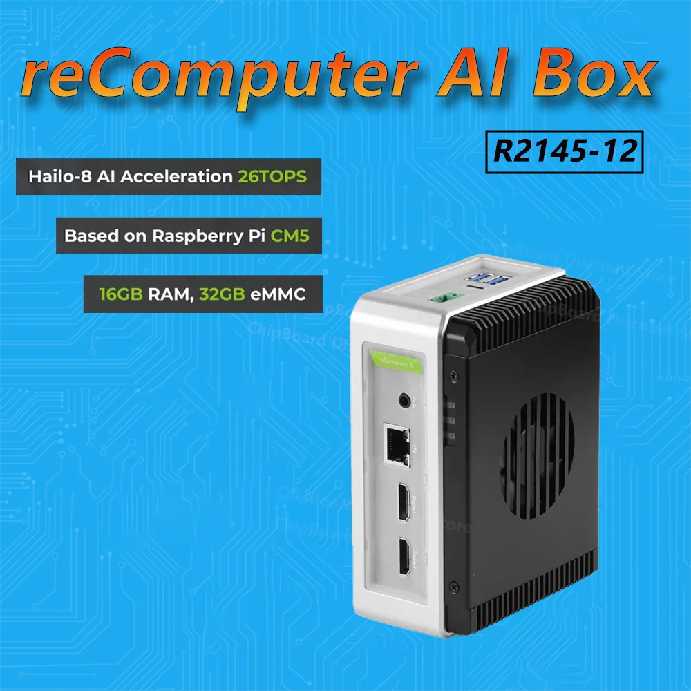 

Seeed Studio reComputer AI Industrial R2135-12 The World's Most Powerful Raspberry Pi AI Box