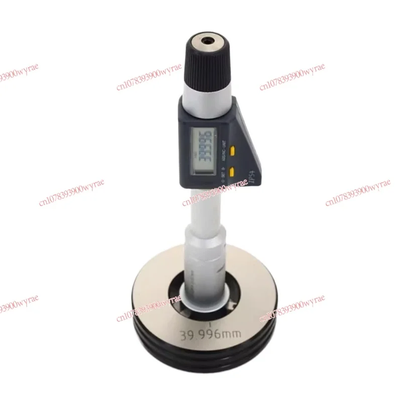 Digital three-point inside micrometer with three claws for measuring inner hole, 0.001 outer diameter, inner ring gauge