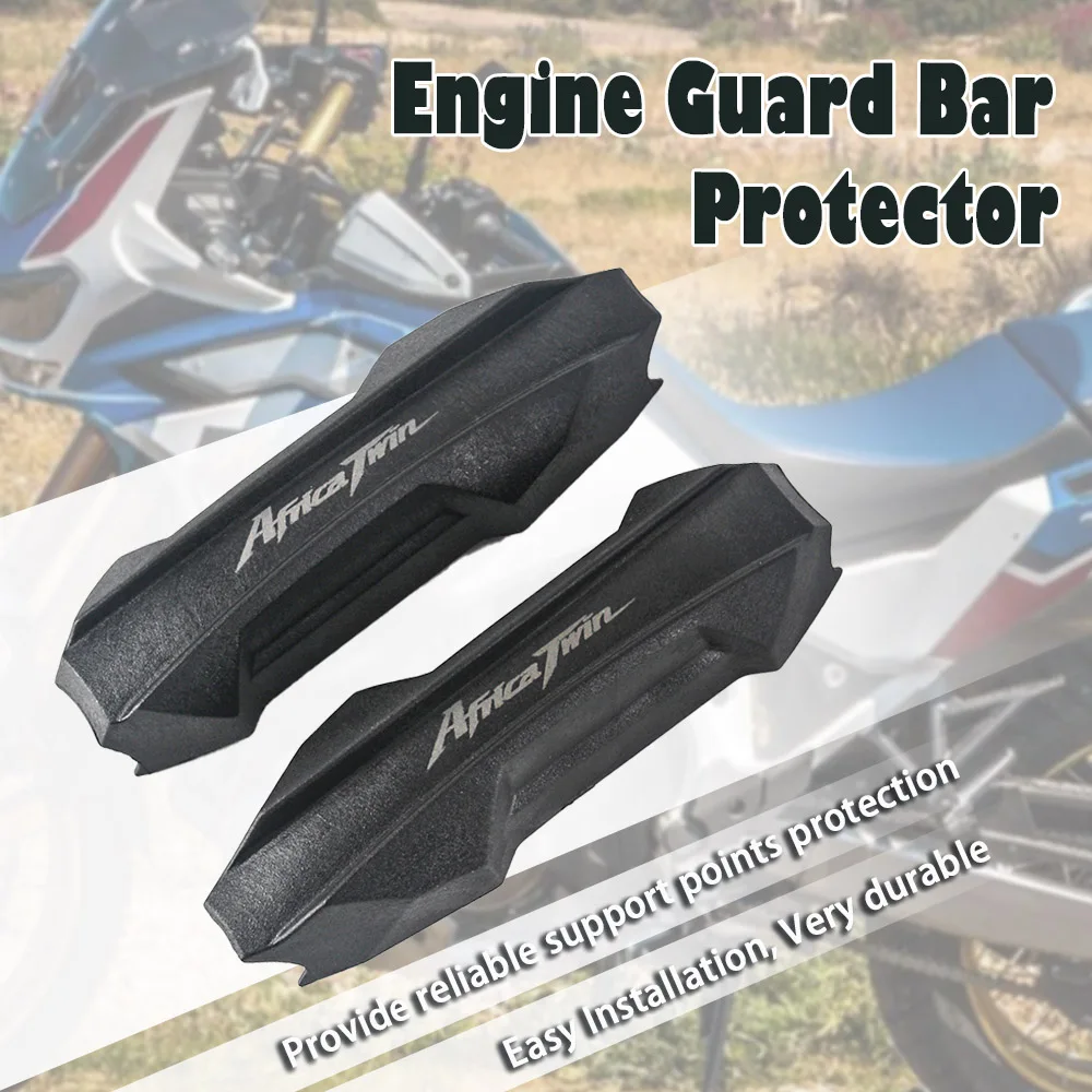 Motorrad 25mm Crash Bar Stoßstange Motor Schutz Schutz Dekorative Schwarz Für HONDA Africa Twin AfricaTwin Zubehör – Detail 12