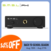 SMSL PH-1 amplifier High fidelity MM phono AMP Gold gain 46dB ultra-low distortion Integrated headphone amplifier function