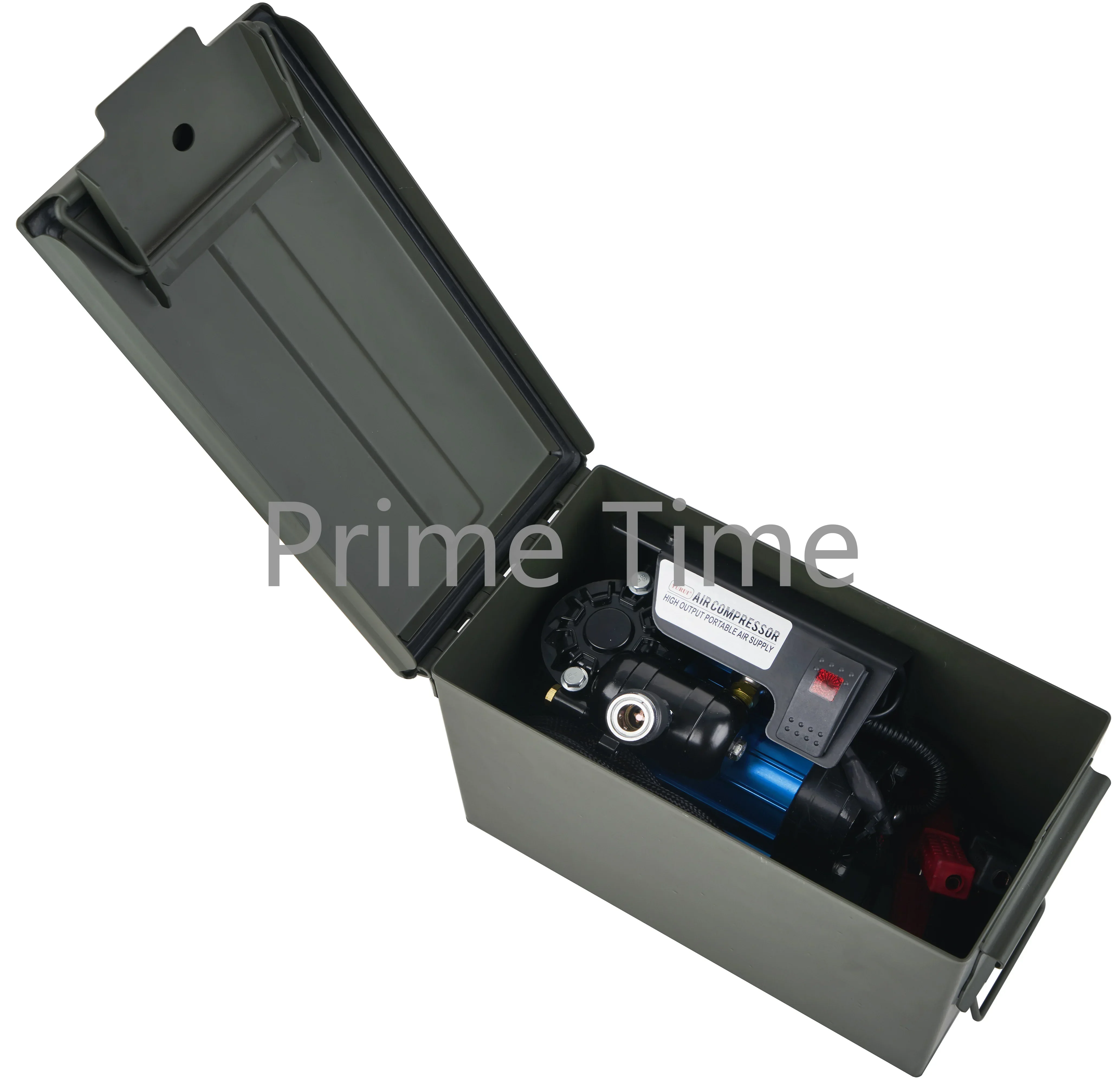 

12V Arc Air Compressor Car Truck Tools 4x4 Car Tire Pump Off Road Plastic Box