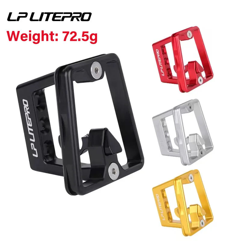 Bicycle Pig Nose Buckle Litepro Folding Bicycle Front Shelf Mount Carrier Split Block Racks Accessaries For Brompton