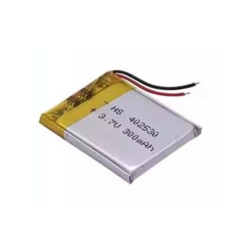 In Stock Polymer Lithium Battery 5PCS 402530 300mAh 3.7V for Dash Cam Speaker Earphone Vanity Mirror Rechargeable Battery Pack view 2