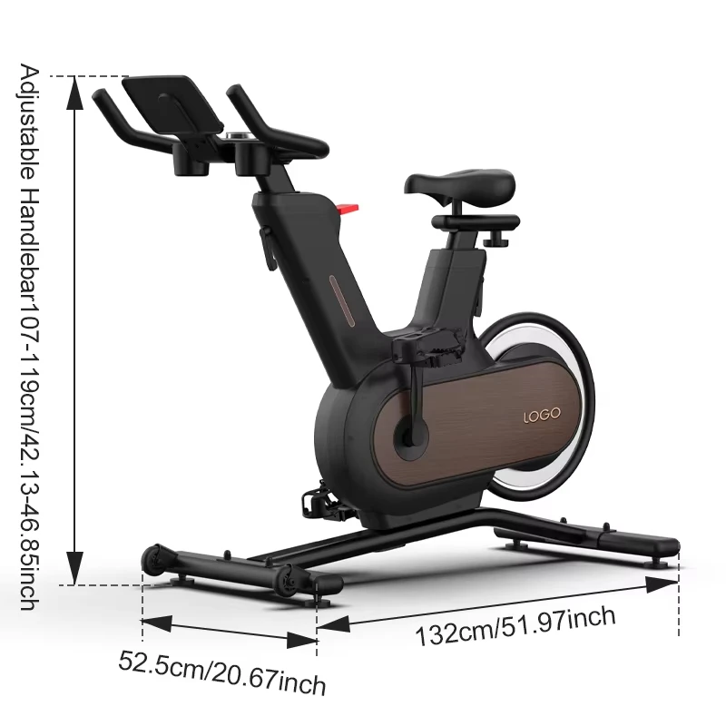 Factory Price Spinning Bike Exercise with Maximum Load up to 150kg Gym Magnetic Spinning Bike