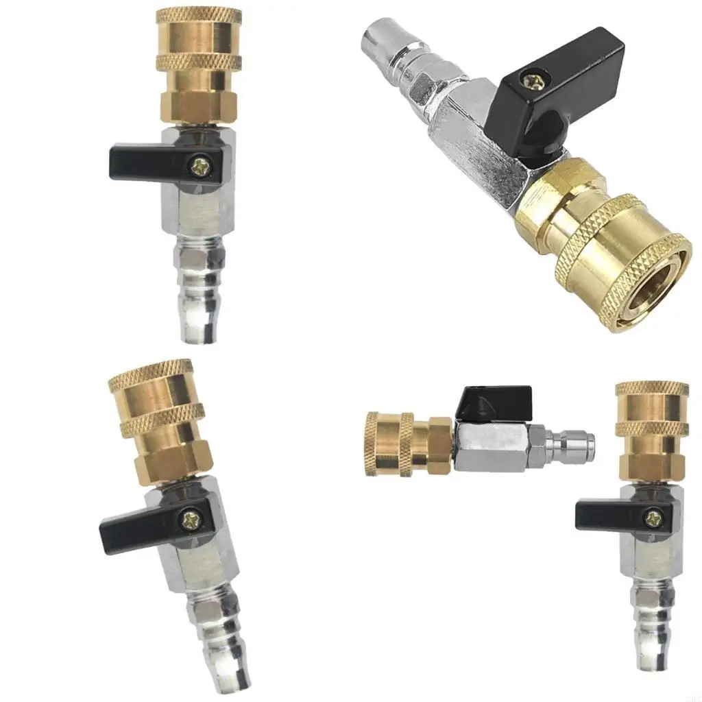 Convenient Metal Washer Valves Body Switch for Increased Water Guns Pressure X3UC
