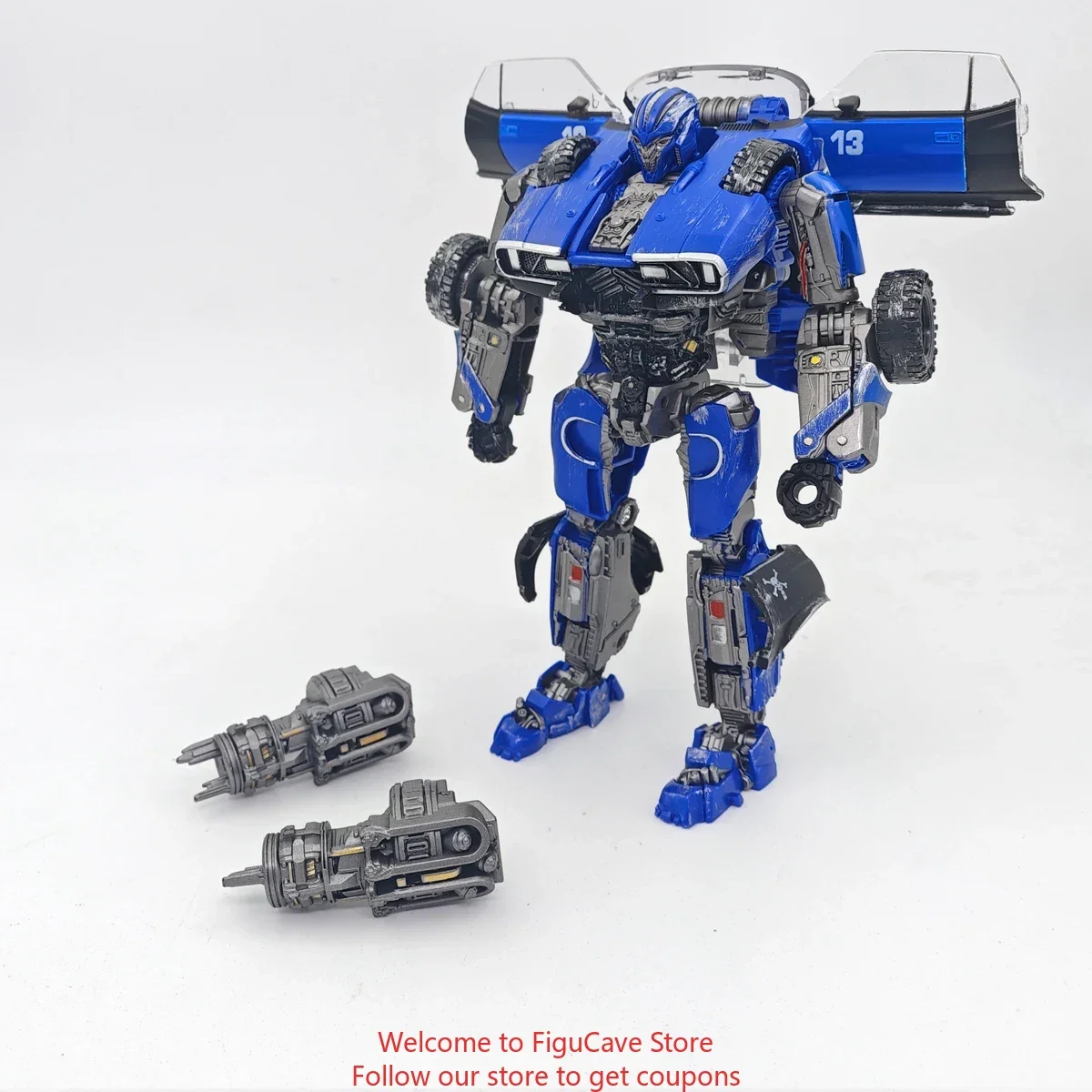 Baiwei transformando brinquedos genuínos TW-1033 novo bluestreak azul guerreiro robô figuras de ação crianças presente coleção