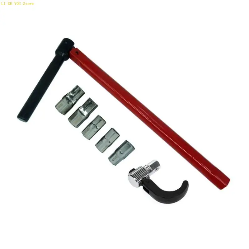 W3JE Heavy Duty Faucet Wrench Socket Plumber Adjustable Tool for Plumbing Repair