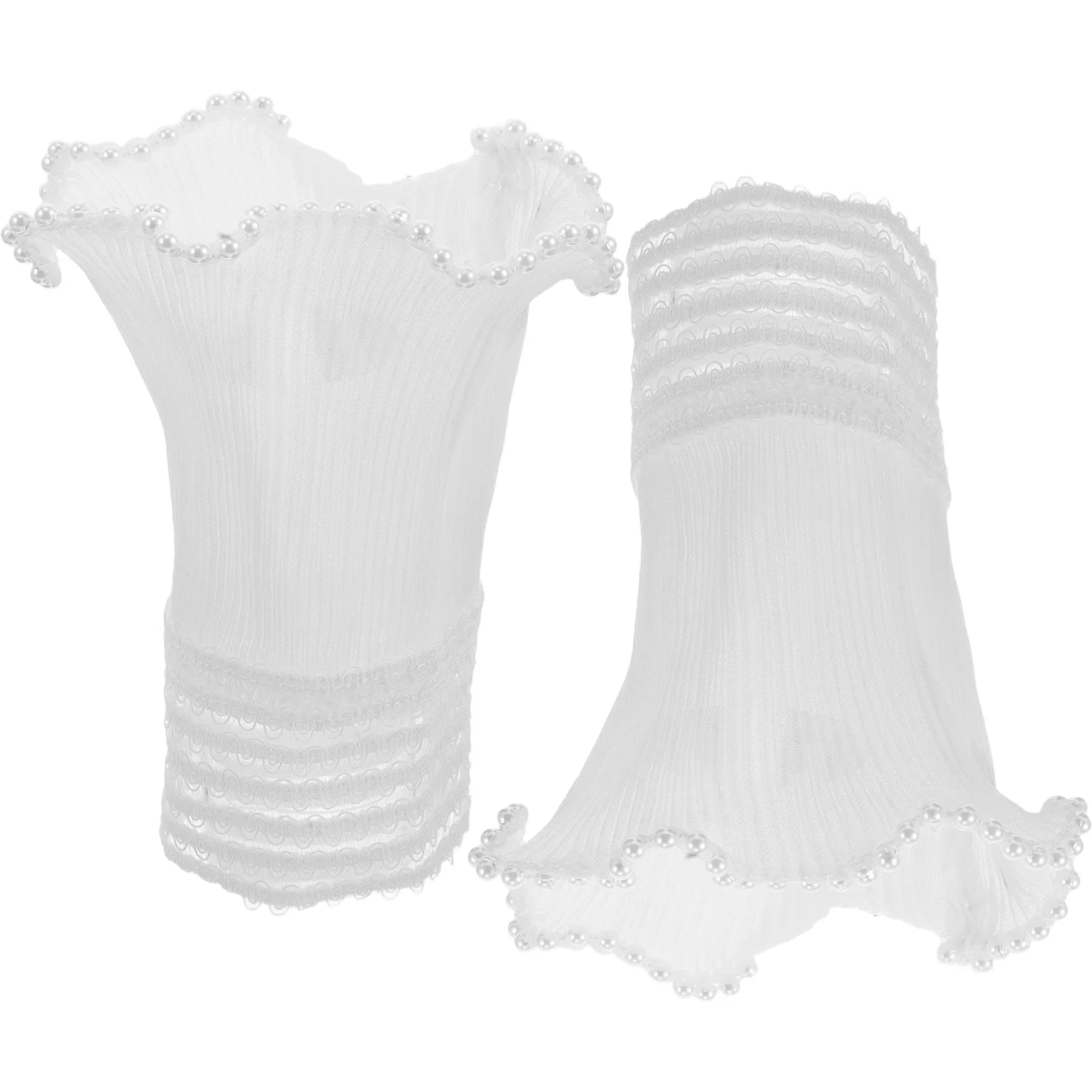 1 paire de manchettes en dentelle à volants, fausses manches détachables, chauffe-poignets pour robe de mariée, accessoires de fête de mariée pour femmes