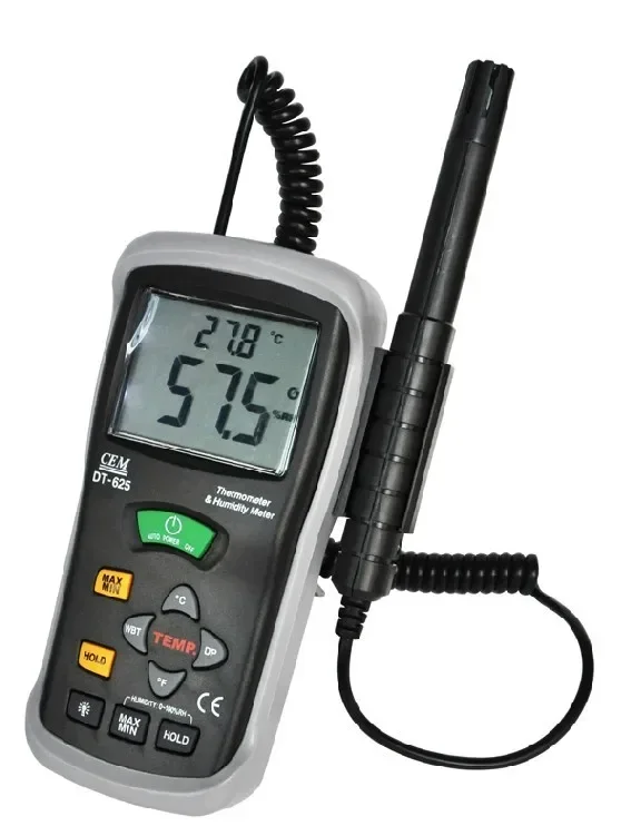 CEM Huashengchang Factory Outlet Professional Industrial Handheld High-precision Temperature and Humidity Tester DT-625