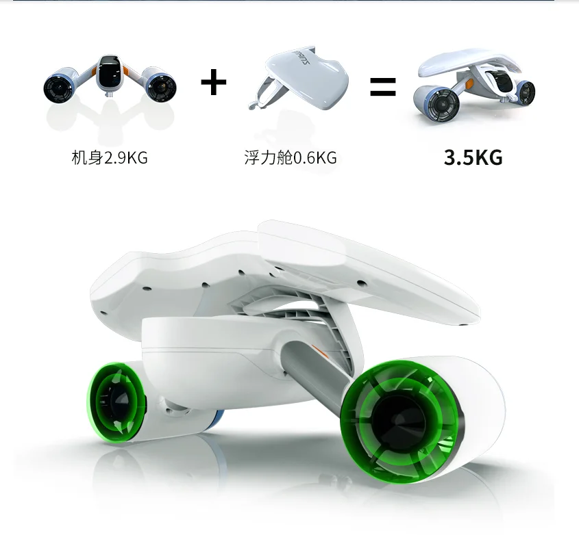 

Delivery Sea Scooter Motorized Underwater Submersible Water Scooter