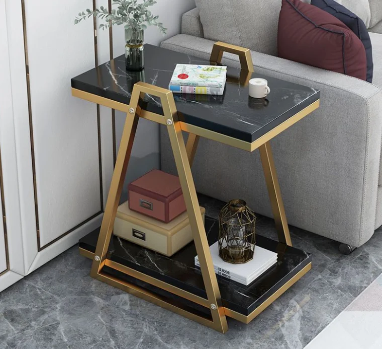 G# Side Table Movable Small Coffee Table Simple Modern Living Room Sofa Side Cabinet Creative Side Table