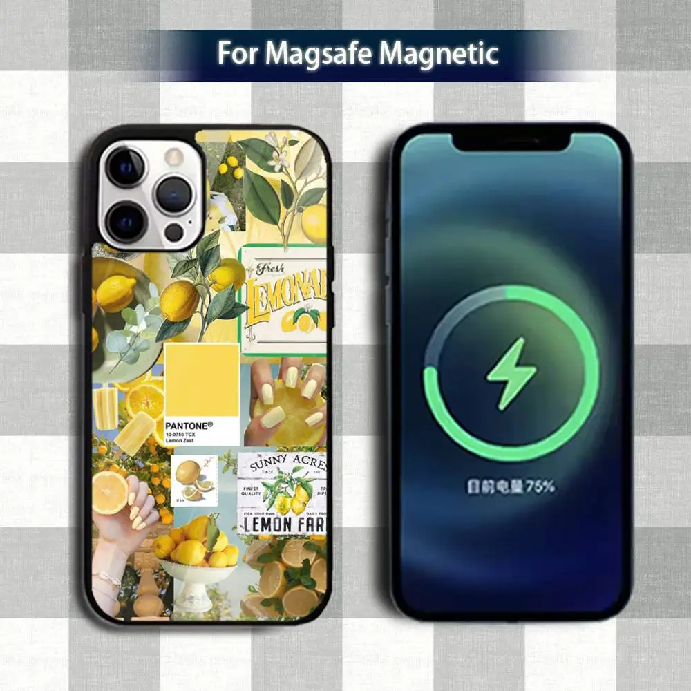 Funda de teléfono E-European Amalfi C-Coast para iPhone 13,12,15,17,11,16,14,Pro,Max,Plus,Mini,Magsafe,funda de carga inalámbrica magnética