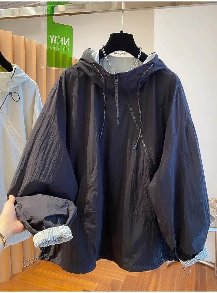 

plus Size Women's Soft ell Jaet Autumn Winter Outerwear Double Sided Wear Hooded Coat Casual Commute Sle Long Sve Zi...