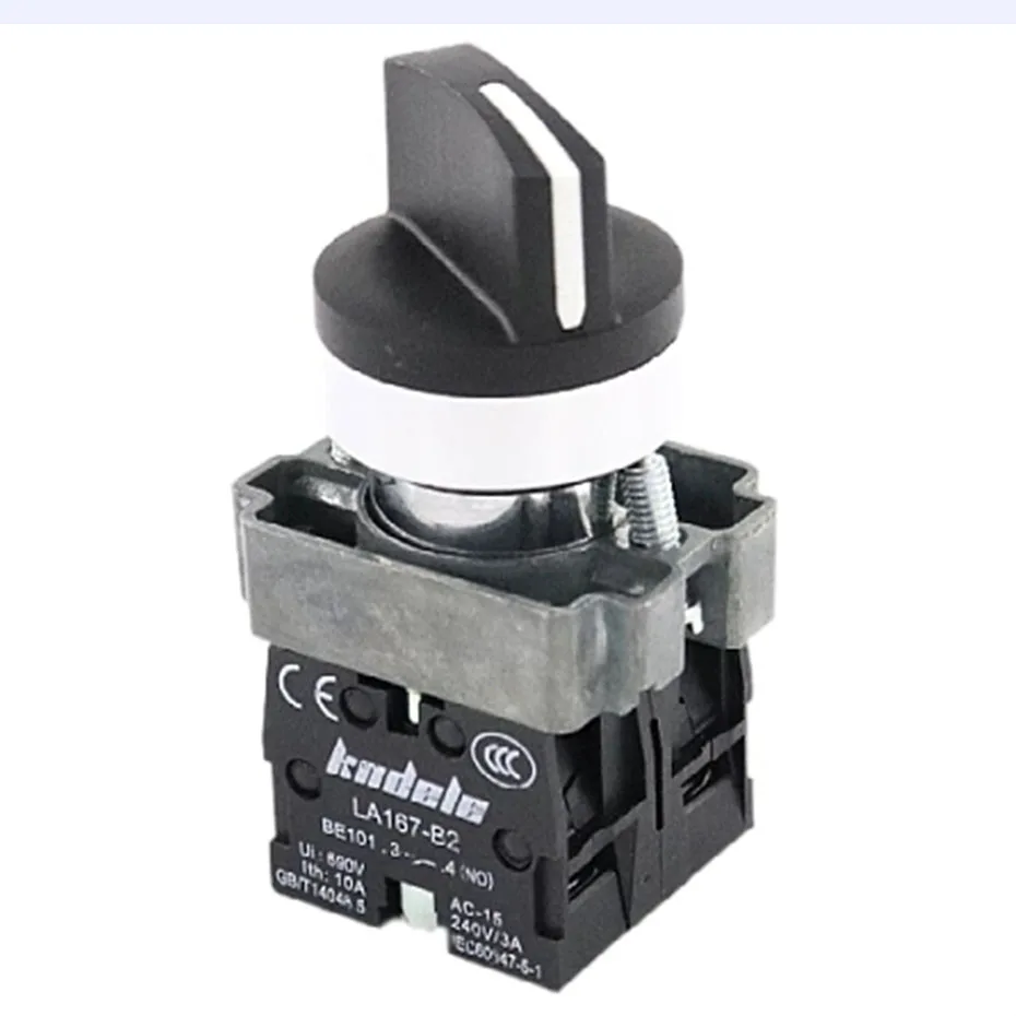 New Waterproof And Dust-proof Knob Selection Switch La167-b2-bdf33 Bdf35 Three-speed Manual Automatic Stop