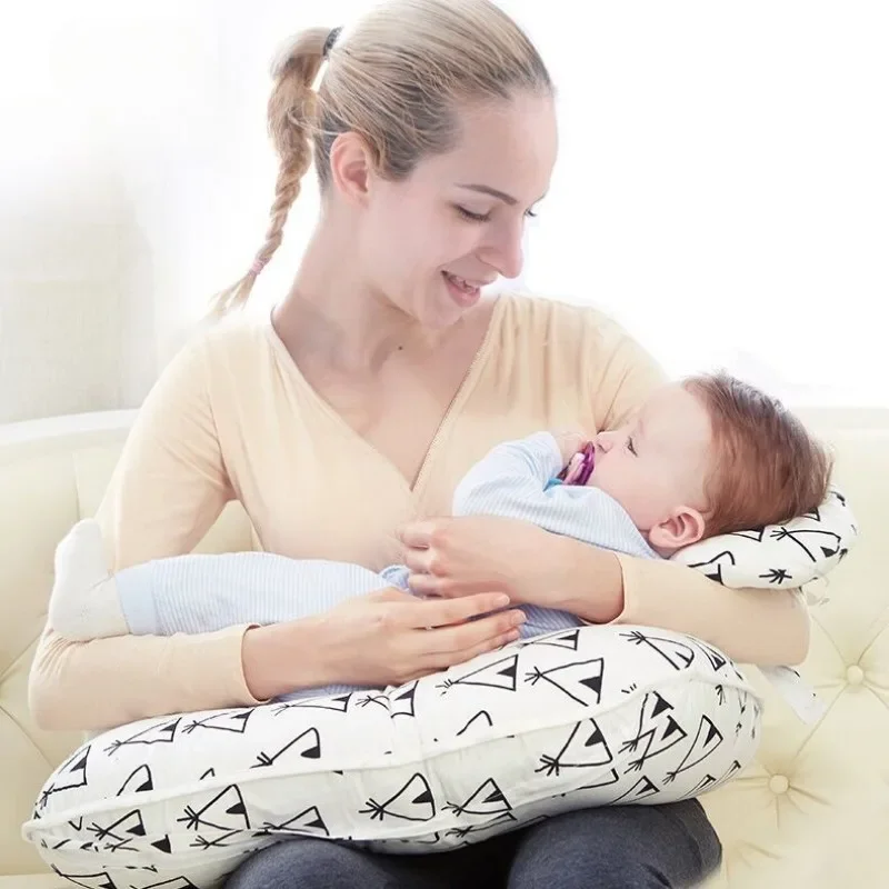 

2pcs U-shaped Nursing Pillow Baby Feeding Pillo Baby Head Protection Nursing Pillow Avoid Babies Choking for Breast Milk